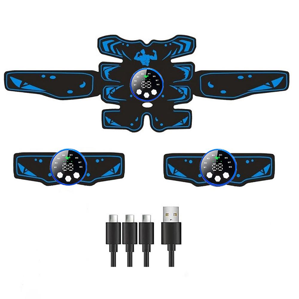 Smart EMS Muscle Stimulator Electric Fitness Abdominal Trainer ABS Neck Arm Leg Stickers Body Massager Fitness Slimming Shaping