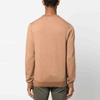 Polo Ralph Lauren Solid Color Crew Neck Pullover Sweater Men Sweater Camel-Brown 710917042-001