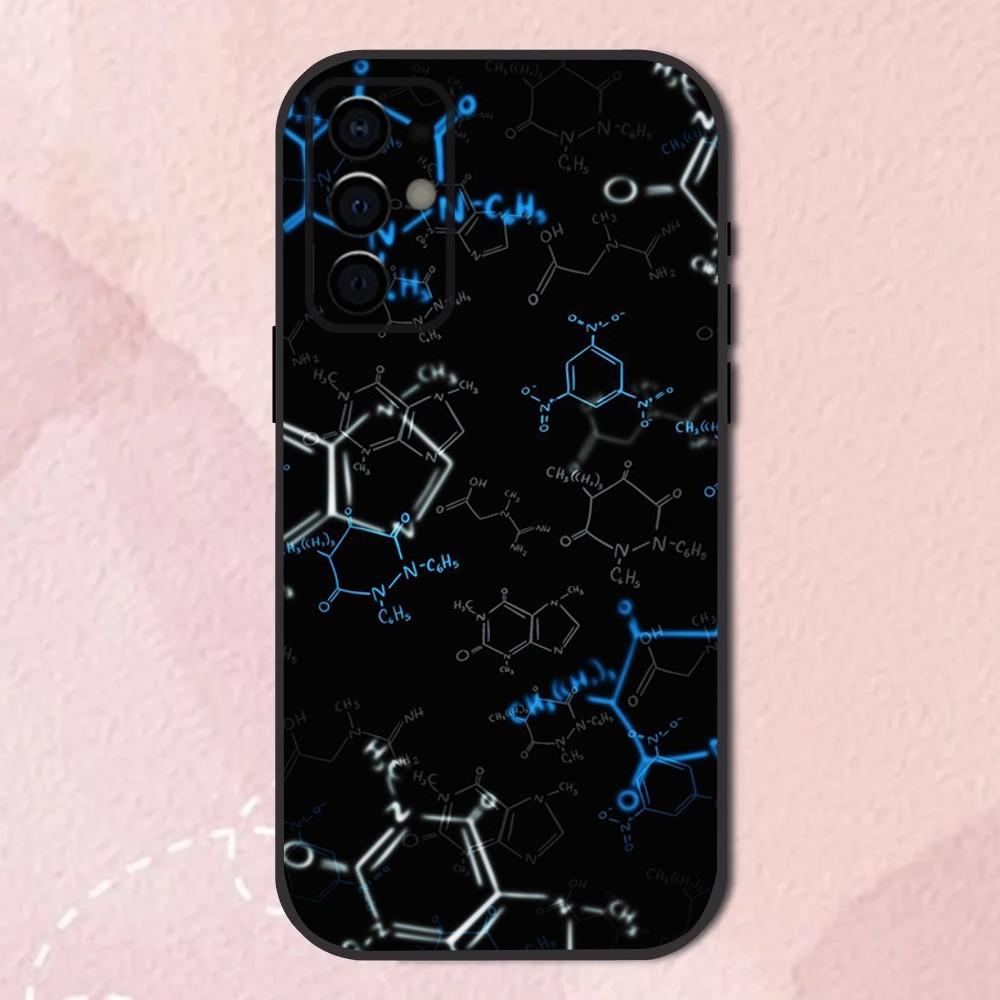 physics Chemical math formula Phone Case For Samsung S24,S21,S22,S23,S30,Ultra,S20,Plus,Fe,Lite,Note,10,9,5G Black Soft Shell Samsung S235G