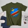 Unisex Unisex Congolese DRC Democratic Republic of Congo Flag Tshirt Tees T Shirts WoUnisex Boys 100 Cotton TShirt