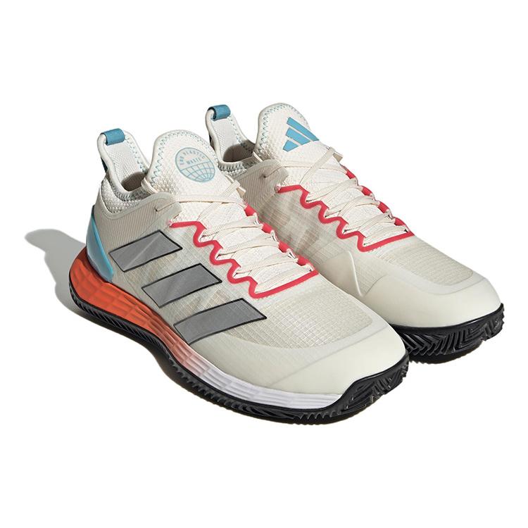 adidas Scarpe da Tennis Adizero Ubersonic 4 per Terra Battuta 'White Silver Metallic Preloved Blue' HQ5930