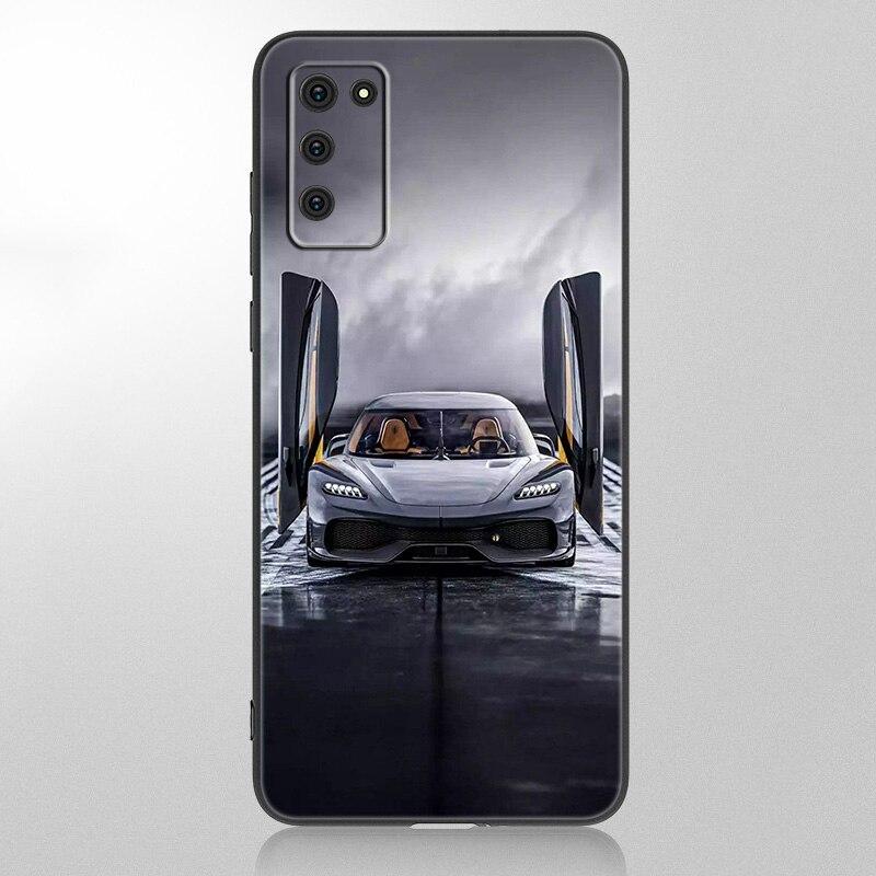 Cool Sports Car Phone Case For Samsung Galaxy A12 A02S A22 A32 A52 A72 A71 A51 A41 A31 A21 A11 A50 A70 A10S A20S Black Cover