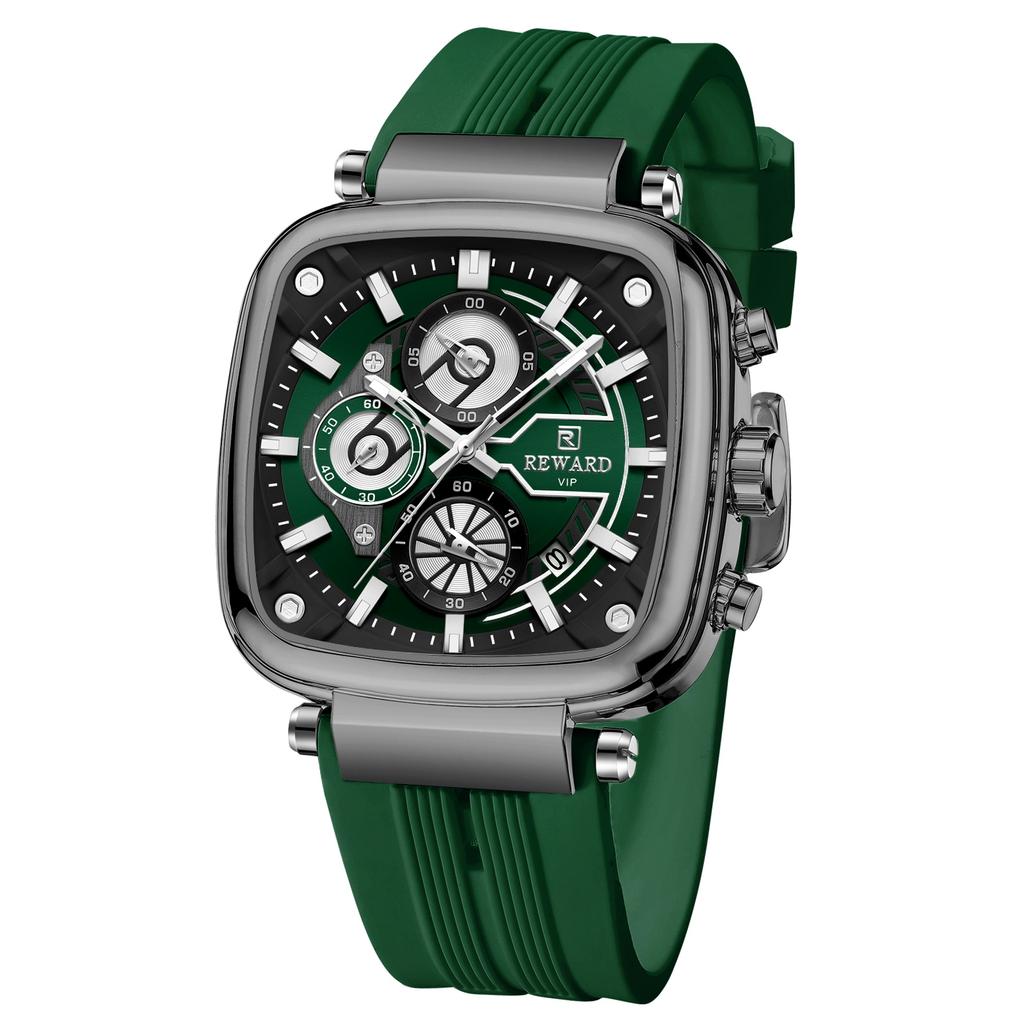 REWARD Reward Men Watches High Quality Coolest Fashion Silicone Quartz Watch logo Waterproof IP Plating Watch for Men