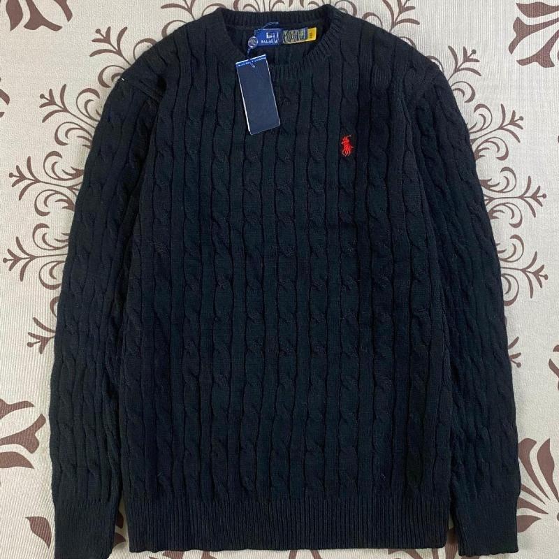 EastRogue Embroidered Round-neck Knitted Sweater, Warm for Autumn and Winter, Cable-knit Couple Pullover.