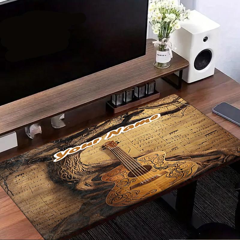 1PC Custom Name Guitar Dreams Harmony Mouse pad, keyboard and mouse desk pad, for computer notebook Birthday Gift For Any Room Or Office