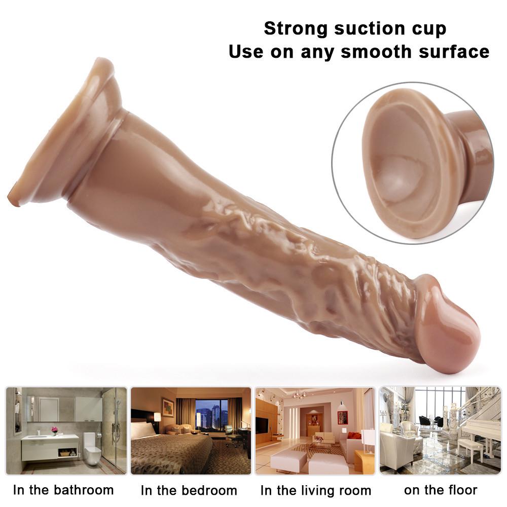 Soft Realistic Dildo Sex Toys for Couples Women Men Anal Masturbator