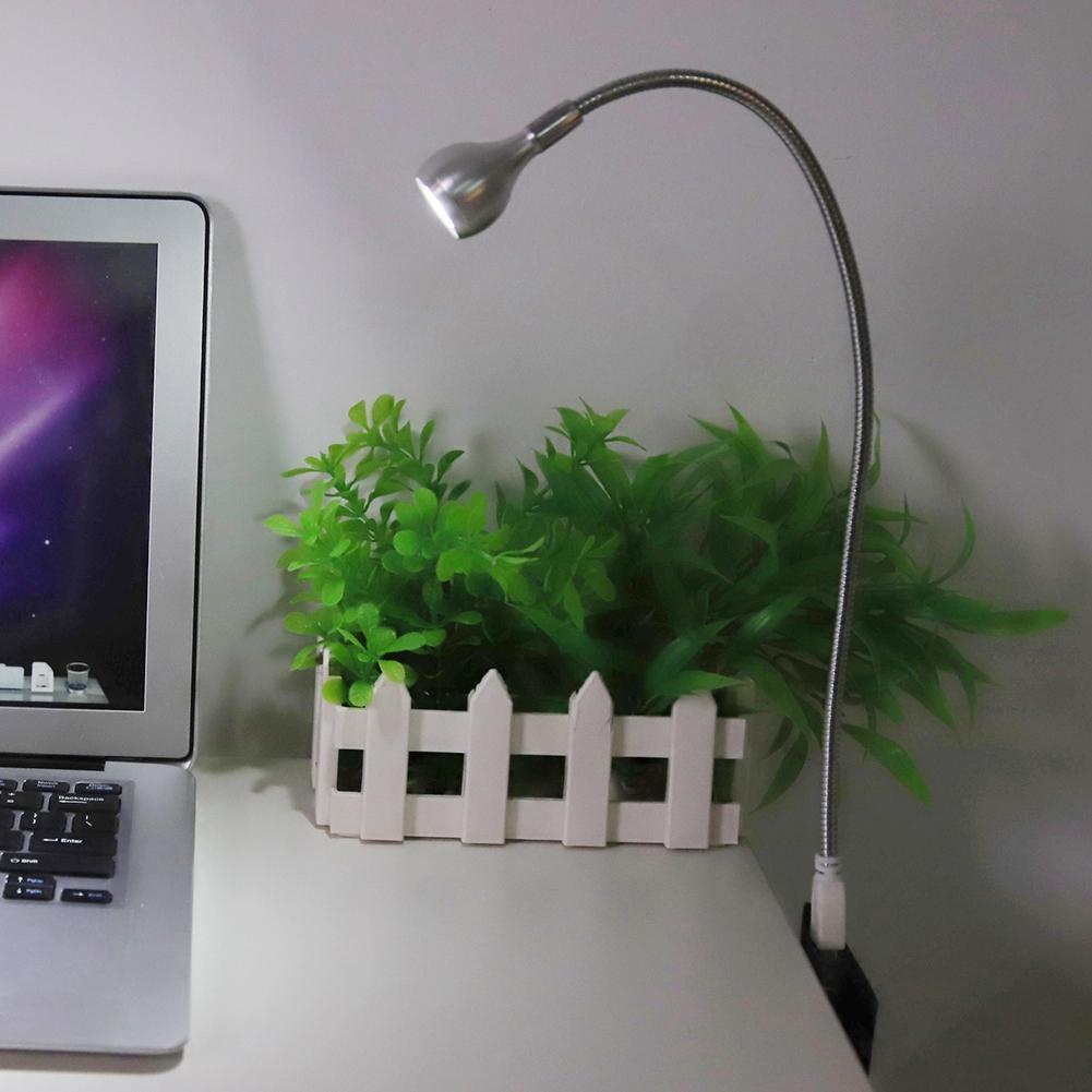 1W langer, flexibler Hals, tragbare USB-LED-Tischleuchte, Schreibtischlampe