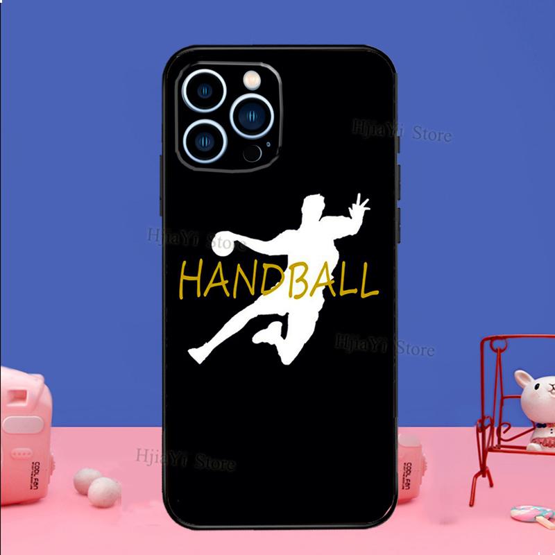 Handball Sport Phone Case For iPhone 16 15 11 12 13 14 Pro Max Mini X XS XR Plus SE2 Funda Coque Capa Cover