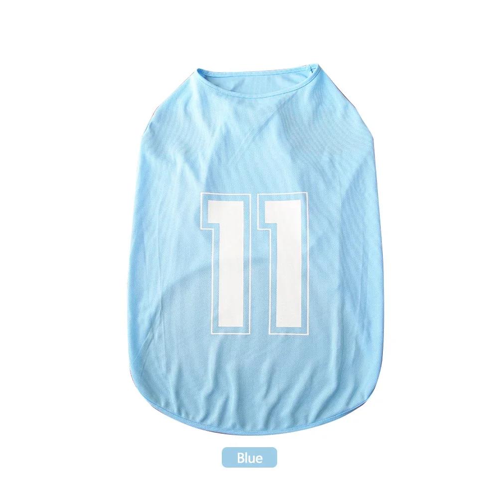 Spring Dog Clothes Breathable Basketball Digital Clothing Pet Quick-drying Large Dog Sweat Shirt Pet T-shirt Vest Outdoor