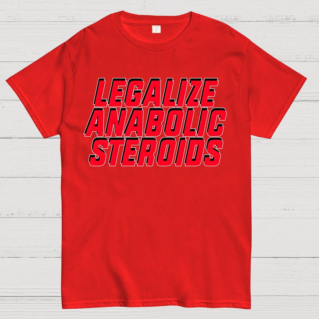 Anabole Steroide Baumwolle Sommer Lässig Kühl Locker T-Shirt