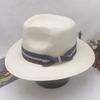 Self-Produced Fine Straw Top Hat Versatile Travel Visor, Flat-Brimmed Panama Straw Hat, Breathable Sunscreen Hat