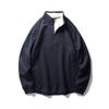 Waffle Spring & Fall Micro Velvet Lined Turtleneck Casual Coat Sweatshirt