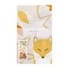Hamamonyo Tenugui Hand Towel - Autumn Gift: Squirrel, Fox, Pumpkin, Grapes - 100% Cotton, 34cm x 90cm