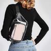 Women Transparent Waist Fanny Pack Belt Bag Travel Hip Bum Small Purse Chest Pho  Black