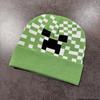 Winter Printed Knitted Hat With Rolled Edges, Suitable For Both Men And Women