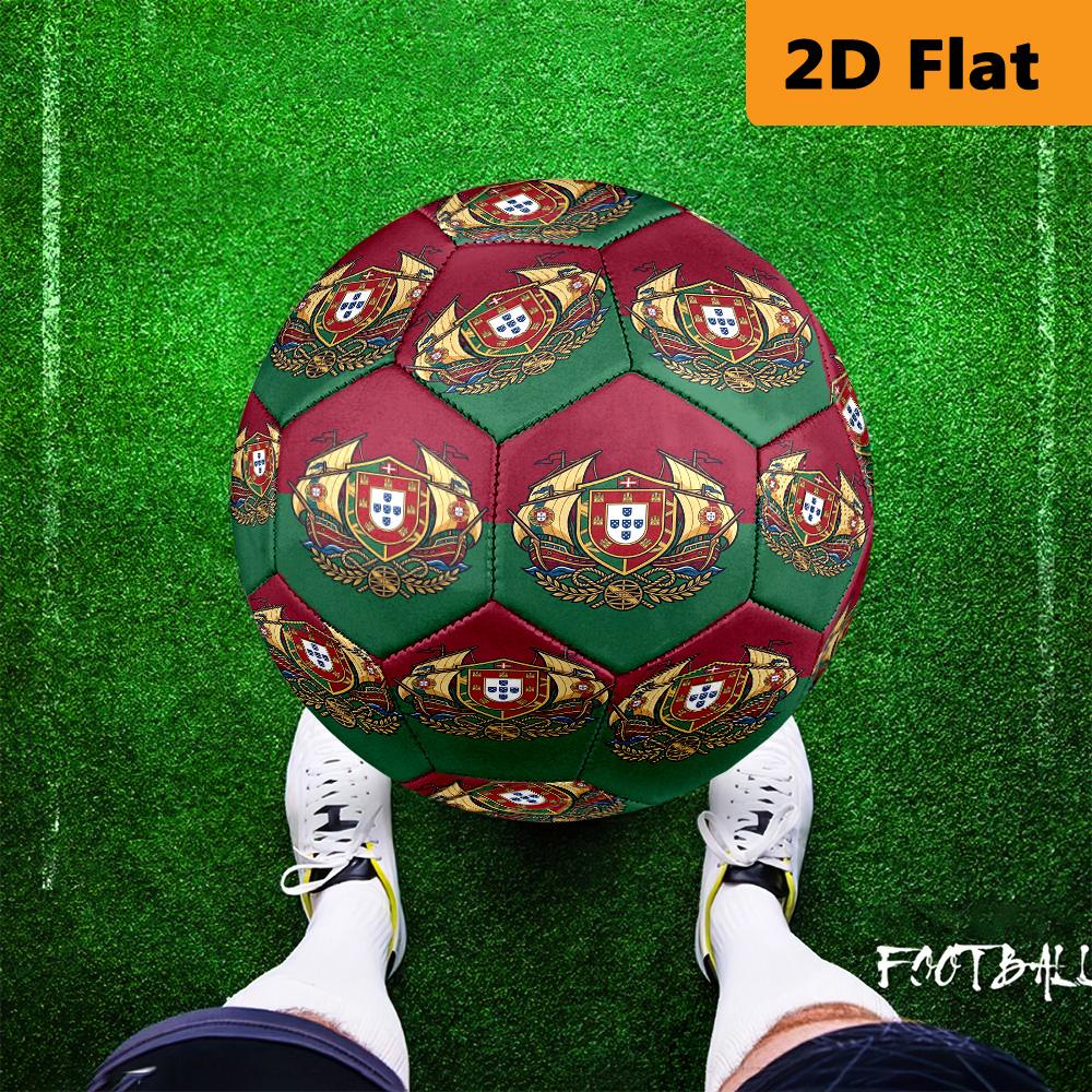 Portuguese Heritage Emblem Soccer Ball Suitable for Both Training and Competition Wear-resistant and Slip-resistant Very Elastic Outdoor Sports