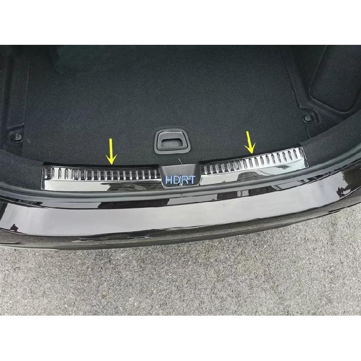 Car Styling  Decorative Rear Trunk Guard Tail Door Plate Bumper Cover Protector Sticker For Mercedes-Benz E Class W214 2024 +