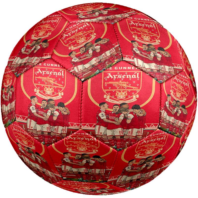 1pc FIFA World Cup Theme Pattern Football, Standard Size 5 Soccer Ball Stylish Sport Football for Competition Play and Training