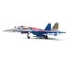 1:100 Metal Red & Blue SU-35 Super Flanker Heavier Aircraft Model Simulation Fighter Aviation Military Science Display Model