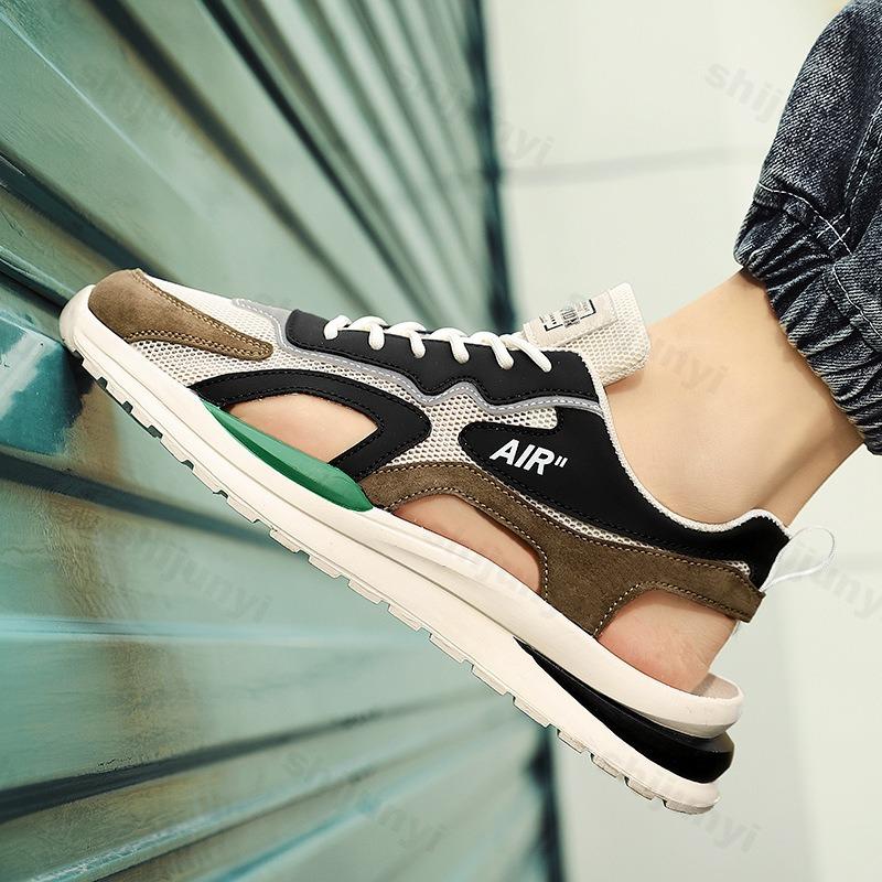 Fashion Men Sports Sandals Breathable Mesh Beach Shoe Outdoor Non-slip Sneakers Fashion Casual Shoes Luxury Sandals Zapatillas De Hombre