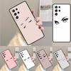 Eyes Eyelash Aesthetic Phone Case for Samsung Galaxy Note 10 Pro S26 Ultra S23 S24 FE S25 S21 S22 PLUS Shockproof Cove