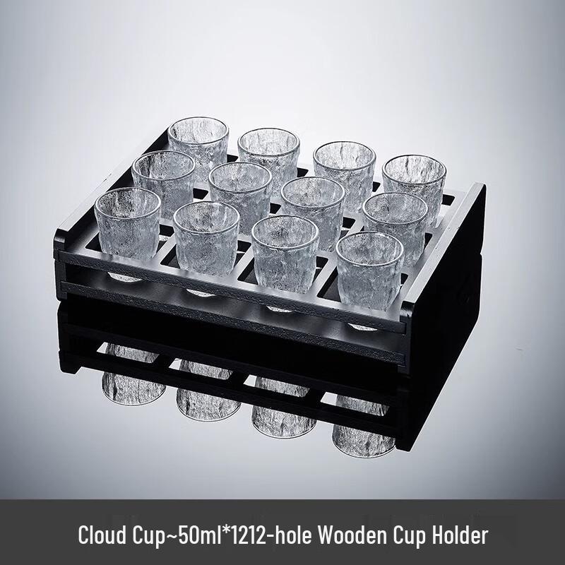 Glass Baijiu & Whisky Shot Glasses Set 1 Liang, 12-piece Set