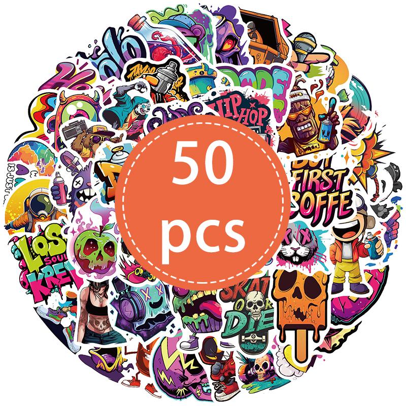High-Quality 50Pcs High-Quality Colorful High-Quality Hip High-Quality Hop High-Quality Music High-Quality Graffiti High-Quality Art High-Quality