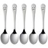 Shimomura Kihan Teaspoons, Set of 5, Made In Japan, Stainless Steel, Dishwasher Safe, 14cm Long, Rust Resistant, Perfect for Tea, Coffee, and Desserts