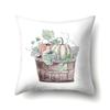 Thanksgiving Pillowcase Blessing Maple Leaf Pumpkin Sofa Cushion Cover Office Home Living Room Pillowcase