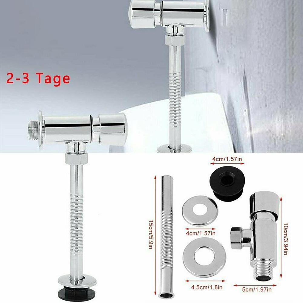 1Mpa Urinal Pressure Flush Toilet Urinal Exposed 1/2" Alloy Urinal Flush Valve DN15 Bathroom Replacement Parts Toilets Sets