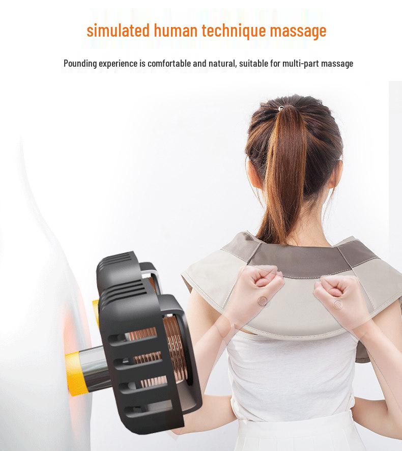 Multi-functional Electric Cervical Spine Massager Shawl - Perfect for Gifting and Home Use