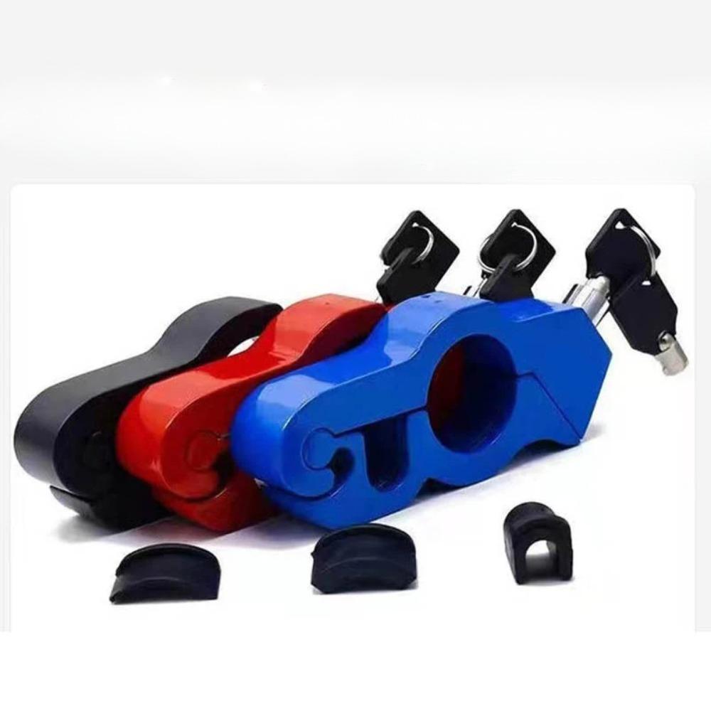 Solid Aluminum Alloy Handlebar Lock for Motorcycle and E Bike Anti Theft Security Ideal for City Ride