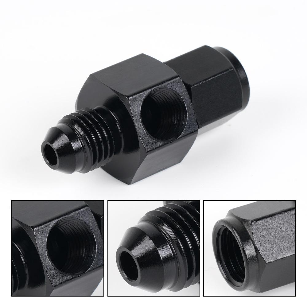Car Modification Oil Cooler Hose Adapter 1/8 NPT Gauge Sensor Port Adapter Male Female AN4 6 8 10