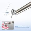 Dental 45 Degree E-generator High Speed Handpiece LED Titanium Plating Standard Head Single Water Spray Handpiece 4 Holes