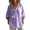QICED Damesmode Casual Blouses & Overhemden met Lange Mouwen en V-hals