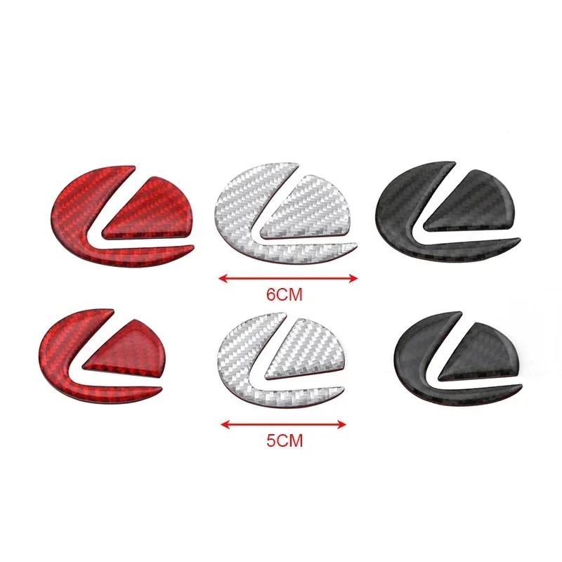 Carbon Fibre Car Steering Wheel Badge Sticker for Lexus RX350 GX460 GS350 IS250 IS350 ES350 ES250 ES RX IS GS Car Accessories