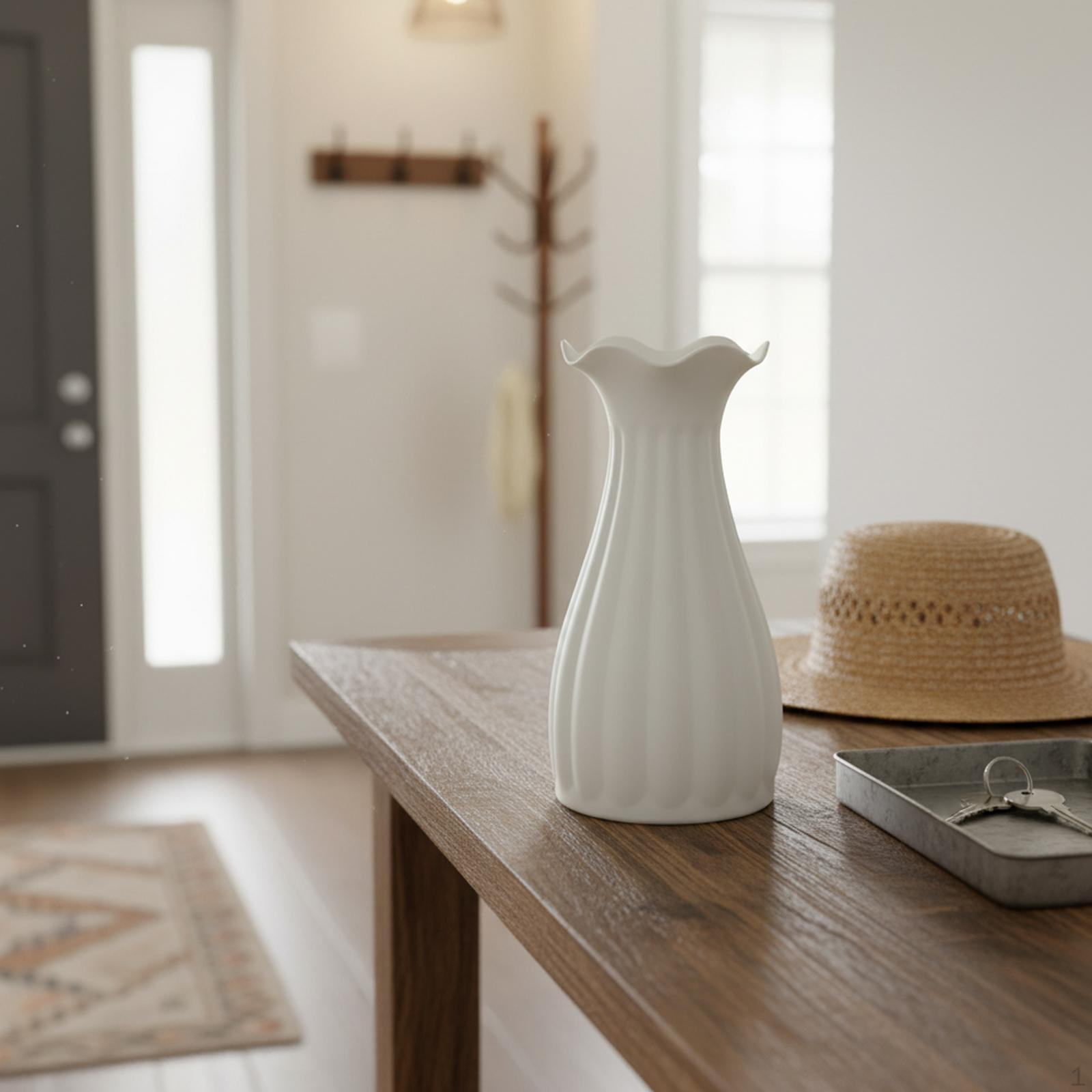 

Aesthetic Vase Desk Centerpiece Simple Collection Table Decorative Flower Pot for Living Room C