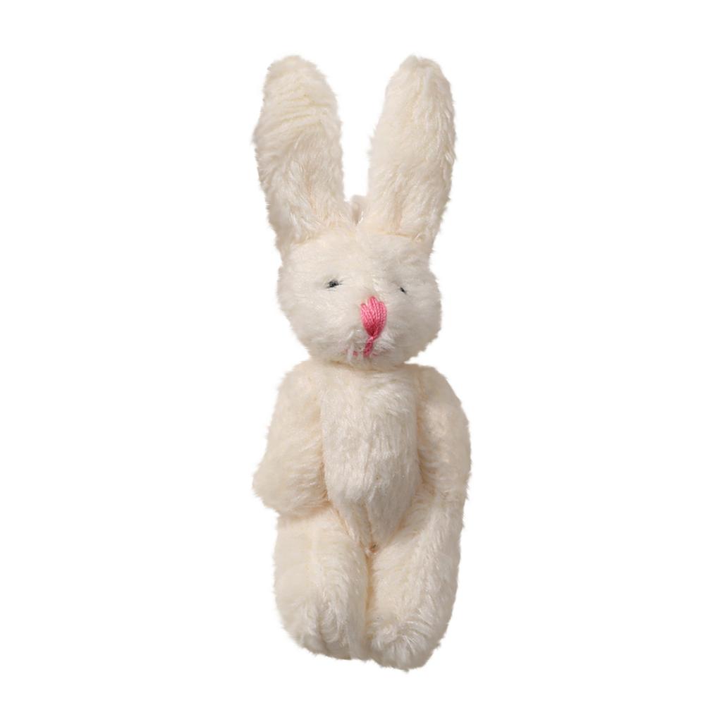 Easter Plush Bunny Small Joints Bunny  Stuffed Animal Gifts, Birthday Cake Wedding Decoration Party Accessories