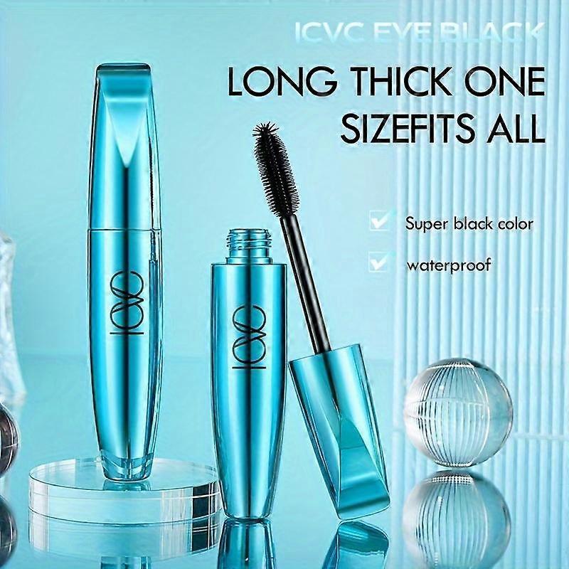 Big Lash Mascara Extreme Black Curling and Longthening Formula de lungă durată Mascara rezistentă la apă, rezistentă la pete Purtare 24 de ore