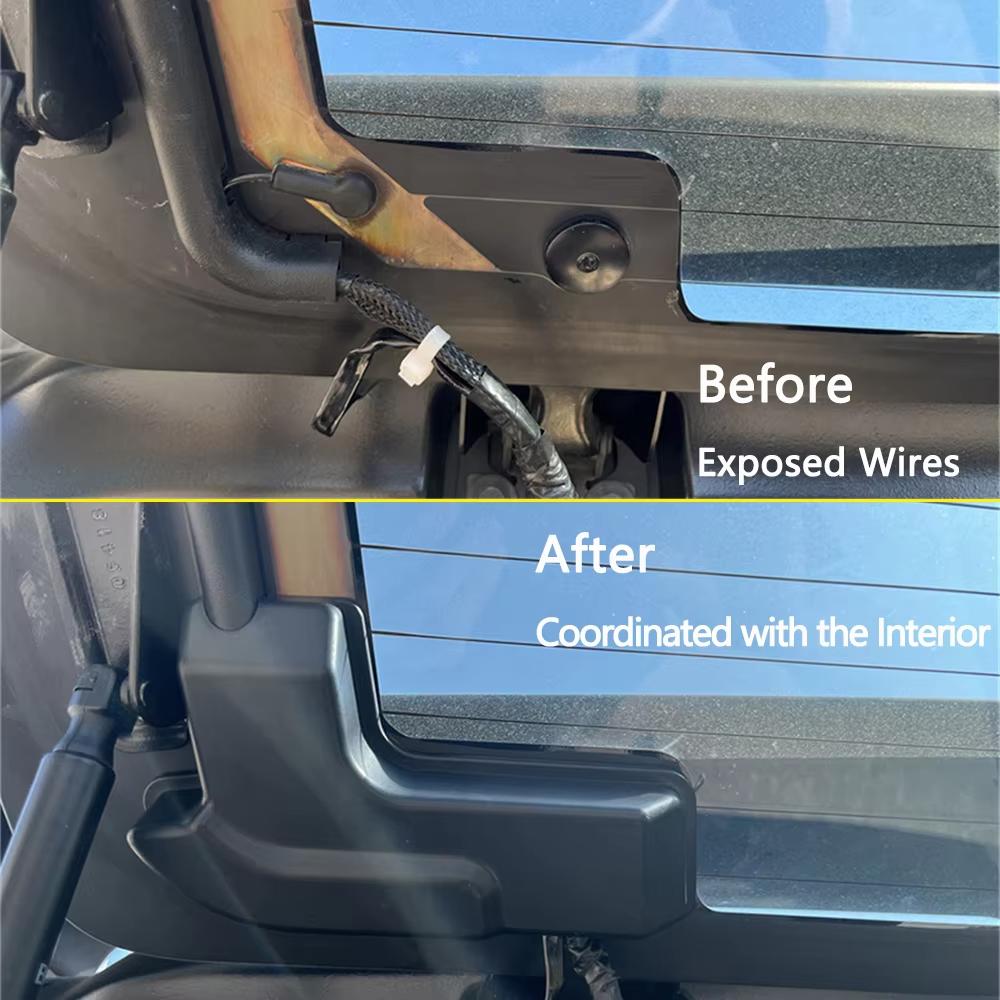 Rear Window Defrost Wire Cover For Jeep Wrangler JL 2018-2026 2026 Car Back Windshield Wire Protective Cap Interior Accessories