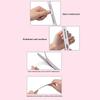 Washable Nail File Gray Straight Replaceable Double Sided Professional Sandpaper Sanding Polishing Tools