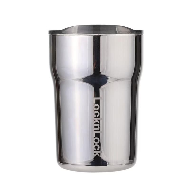 LOCK&LOCK Ceramic-Lined Stainless Steel Portable Belly Mug