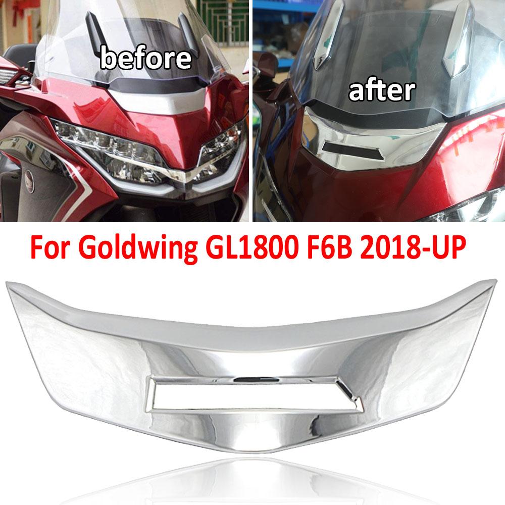 NUOVO Per Honda Gold Wing 1800 F6B GL1800 2018 2019 2020 2021 Accessori Moto Striscia Decorativa Cromata Anteriore e Posteriore