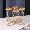 1/3/4/5-Candle Iron Candle Holder Decorative Tabletop Candlestick Holder Stand for Wedding Event Mantel Kitchen Dining Table Decor