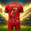 26/27 Special Edition No.7 Fans Football Jersey Tee Shorts Set Women Men Sportwear Summer Casual Kids Tshirt Set 2 Piece Set