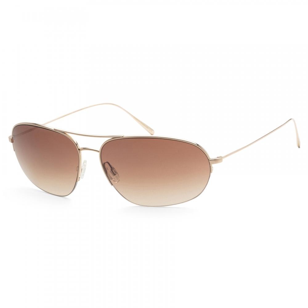

Солнцезащитные очки унисекс Oliver Peoples, золотистые, 64 мм
