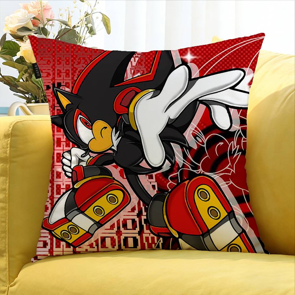 Shadows S-Sonics Hedgehog Various Sizes Square Pillow Case For Car Home Bedchamber Decor