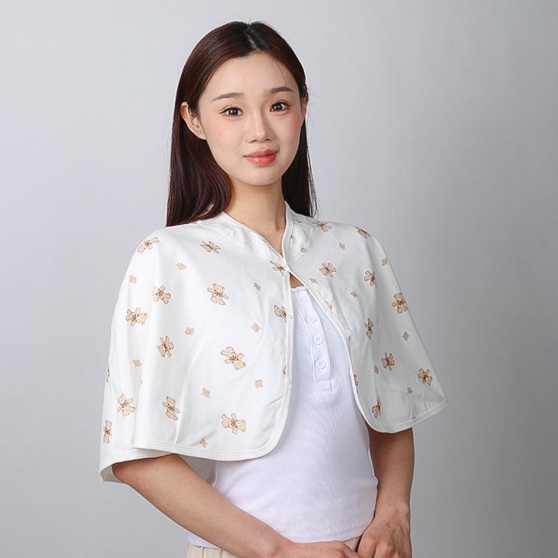 Extra großer weicher Plüsch-Postpartum-Schal: Hautfreundlicher Schulterwärmer für Zuhause & Büro