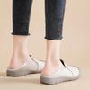 Fashion Spring Women Flat Casual Shoes Comfort Non Slip Loafers Ladies Slip On Sneakers Zapatos Mujer Summer Hollow Women's Leather Shoe