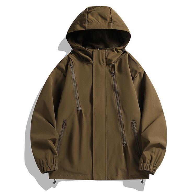 Spring New Outdoor Sports Solid Color Jacket for Men and Women